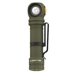 Armytek Wizard C2 Pro Max Magnet USB White Olive head and angle flashlight - 4000 lumens