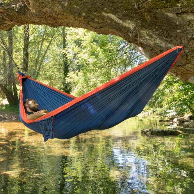 Ticket To The Moon Original Hammock - Royal Blue/Orange