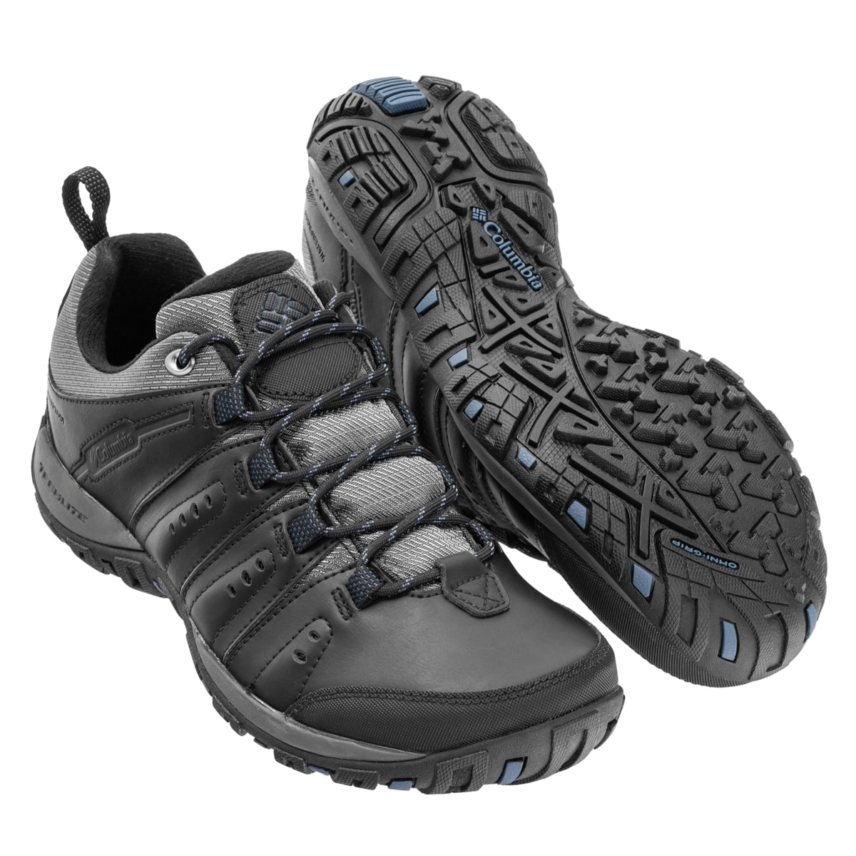Columbia Woodburn II Low Waterproof men s shoes Graphite Dark Mountain