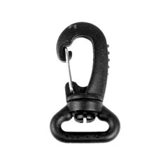 Wisport buckle clip hook 20 mm 5 pcs. - Black