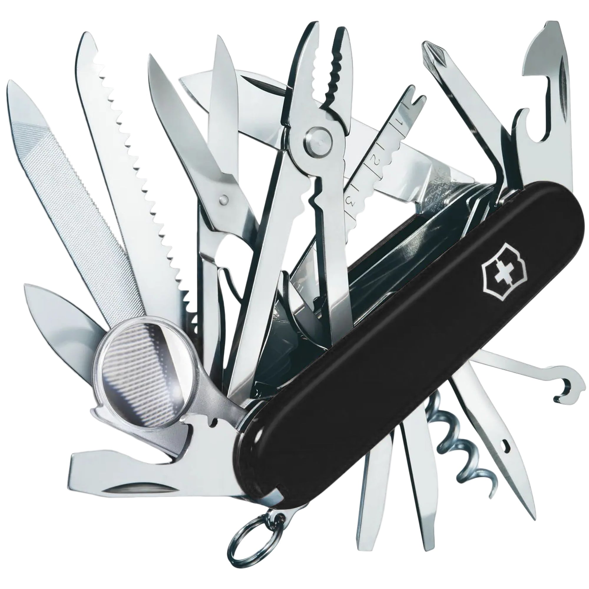 Victorinox Swiss Champ Pocket Knife Black