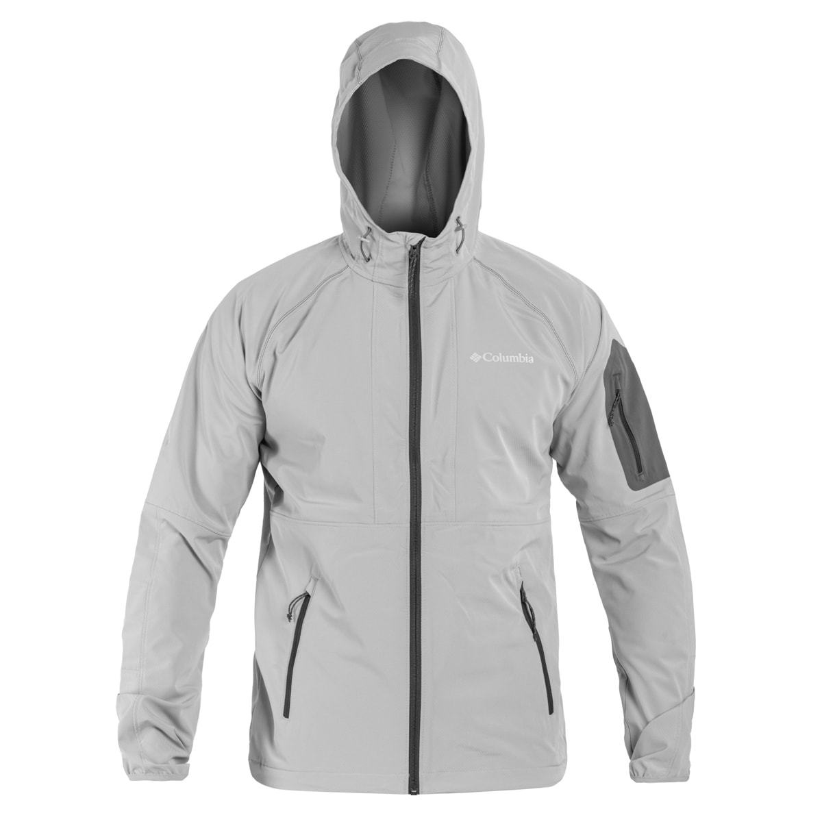 Jacket Columbia Tall Heights Hooded Softshell - Grey