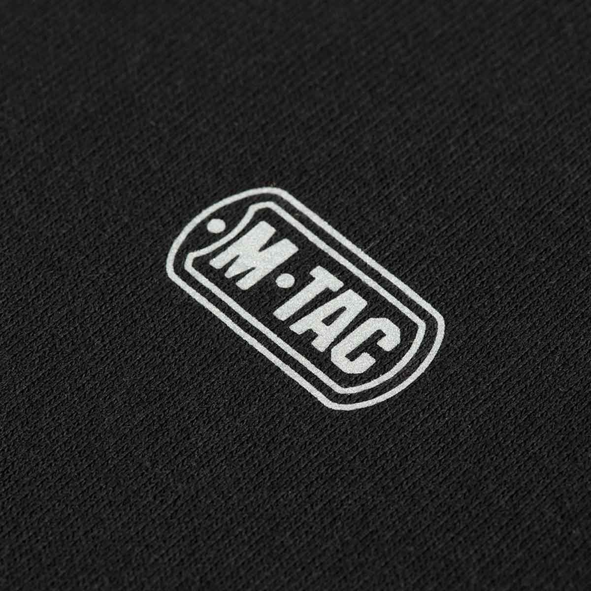 M-Tac Hoodie Cotton Raglan - Black