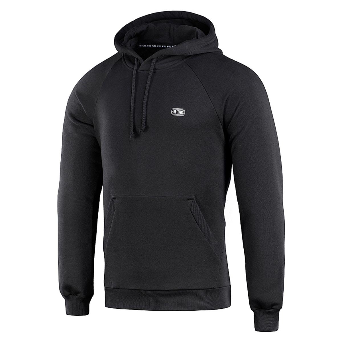 M-Tac Hoodie Cotton Raglan - Black