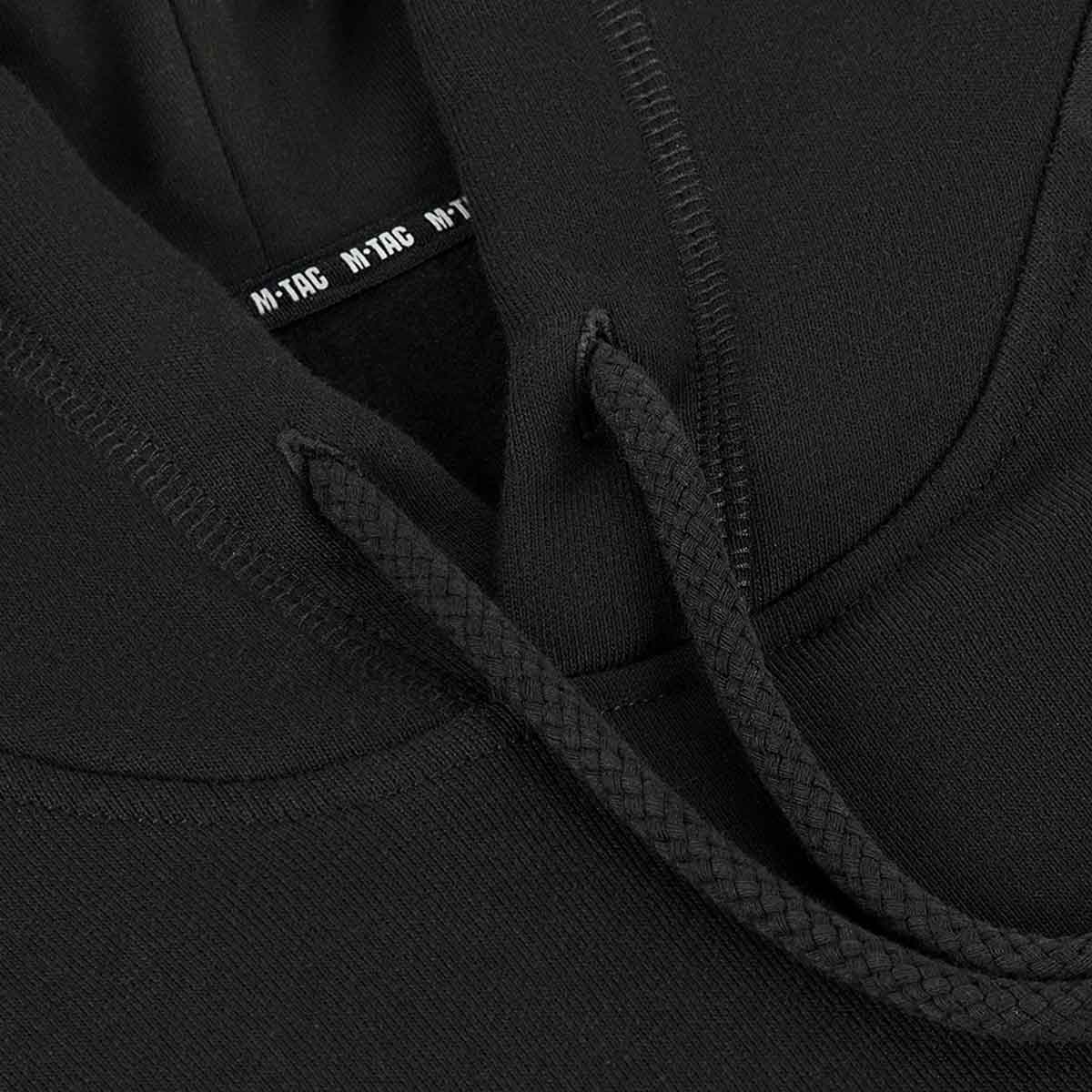 M-Tac Hoodie Cotton Raglan - Black