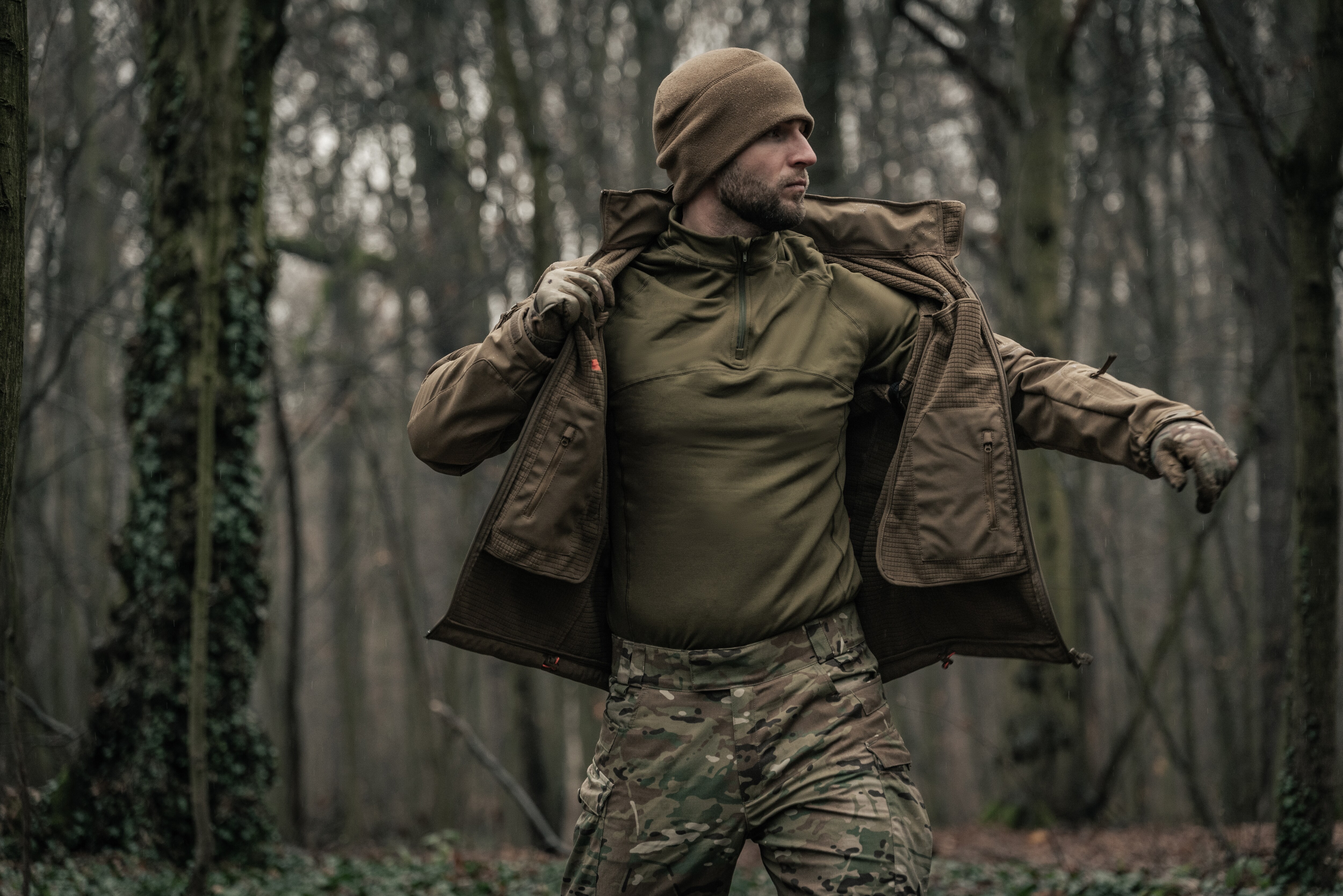 Military Wear Tactical Level 2 thermal underwear - Olive