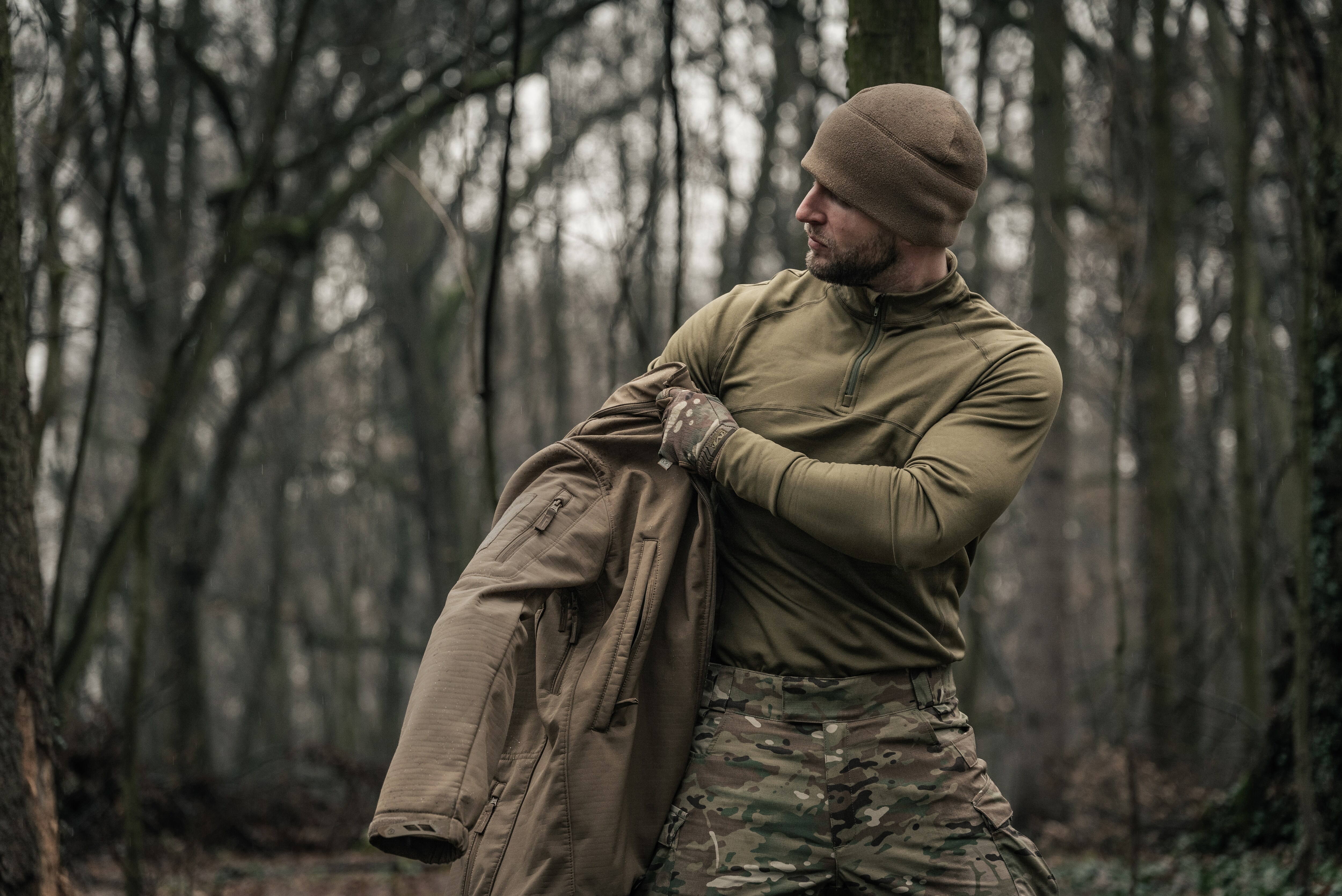 Military Wear Tactical Level 2 thermal underwear - Olive