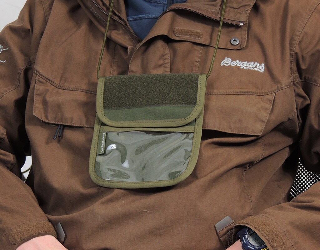 Wisport Patrol Neck Pouch - Olive