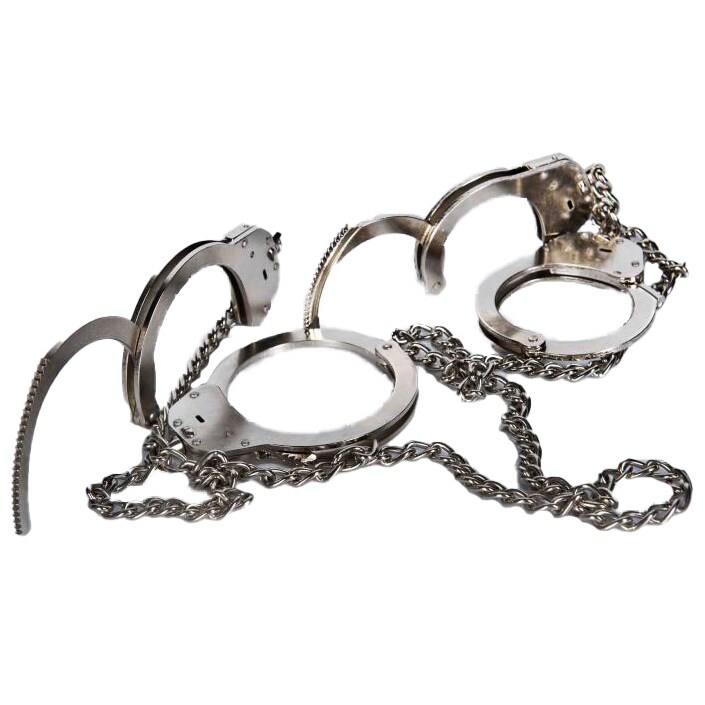 Kel-Met Handcuffs on arms and legs