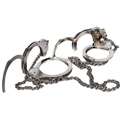 Kel-Met Handcuffs on arms and legs