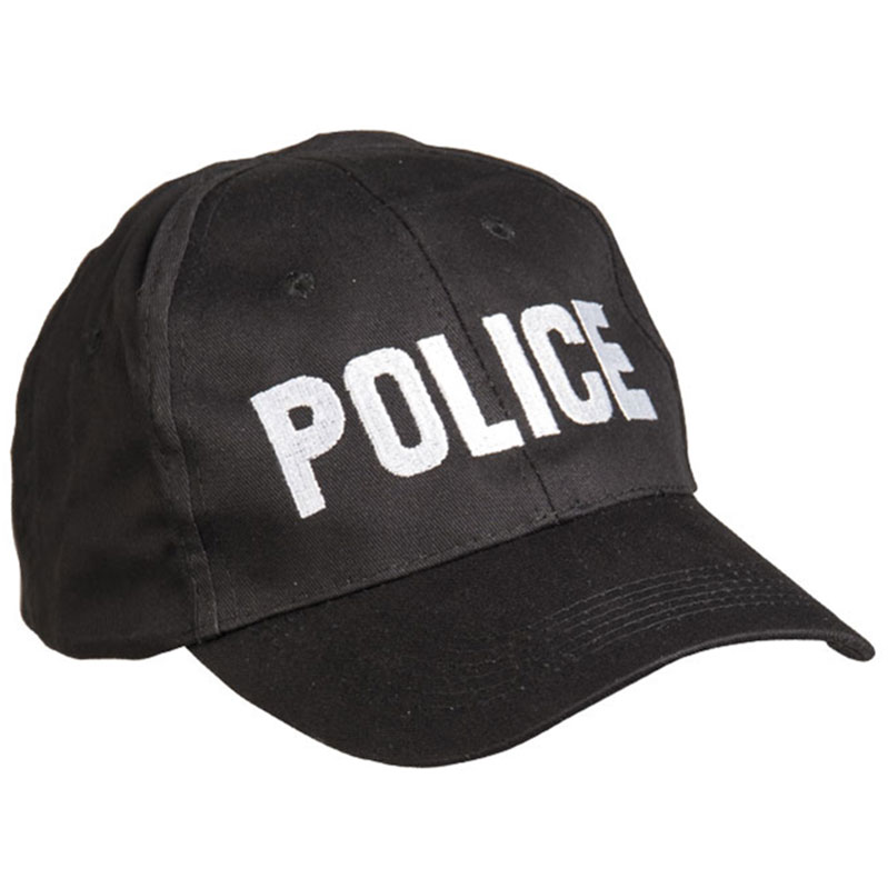 Mil-Tec Baseball Cap POLICE - Black