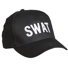 Mil-Tec Baseball Cap SWAT - Black