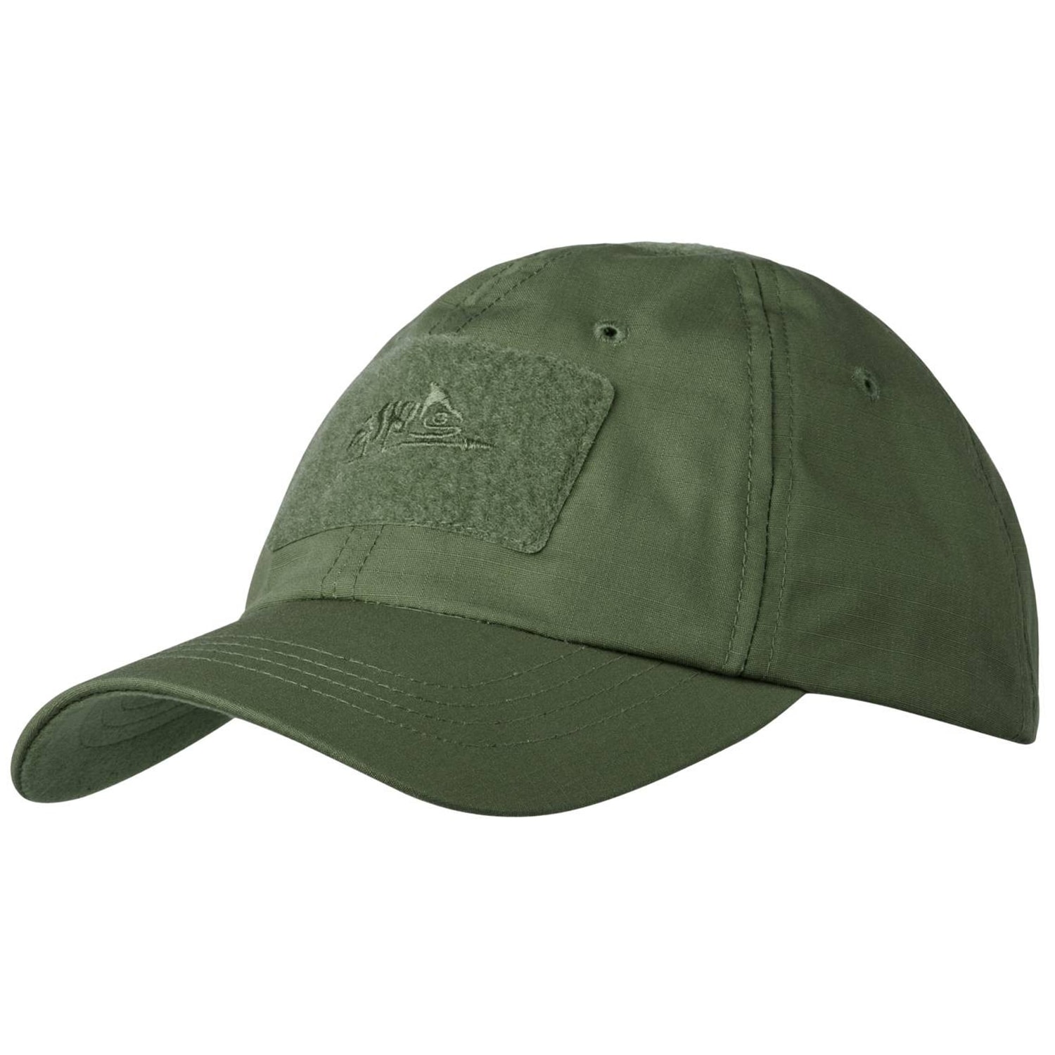 Helikon PolyCotton Rip-Stop Baseball Cap plus velcro - Olive Green