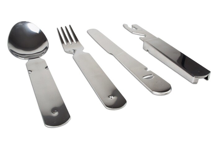 Texar BW Combo Utensil - Silver