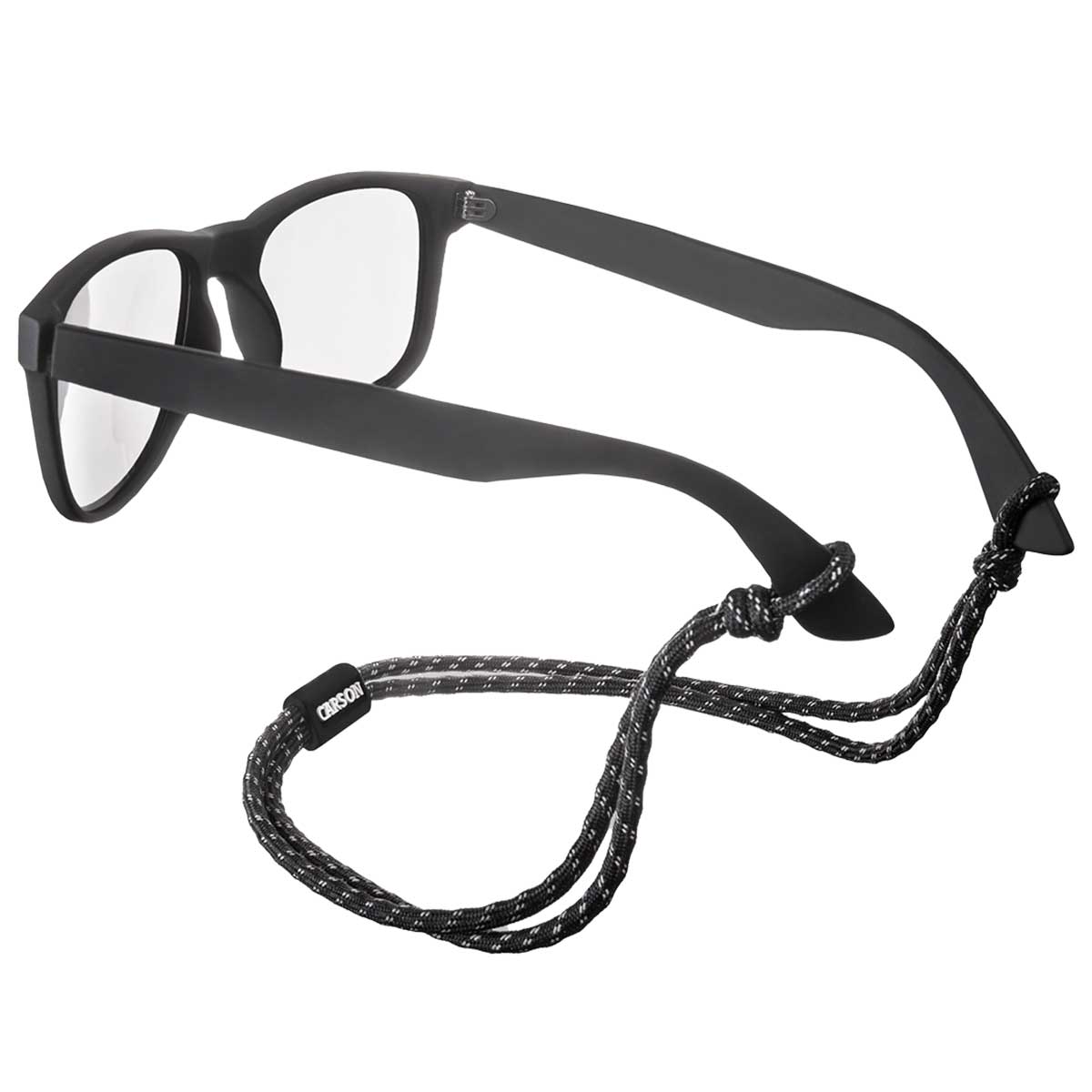 Carson Eyewear Strap - Black/Reflective Grey