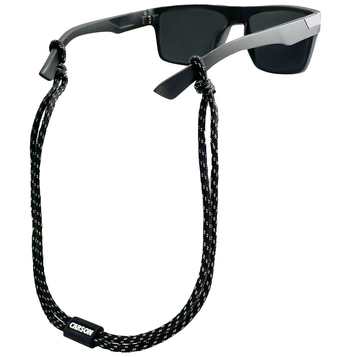 Carson Eyewear Strap - Black/Reflective Grey