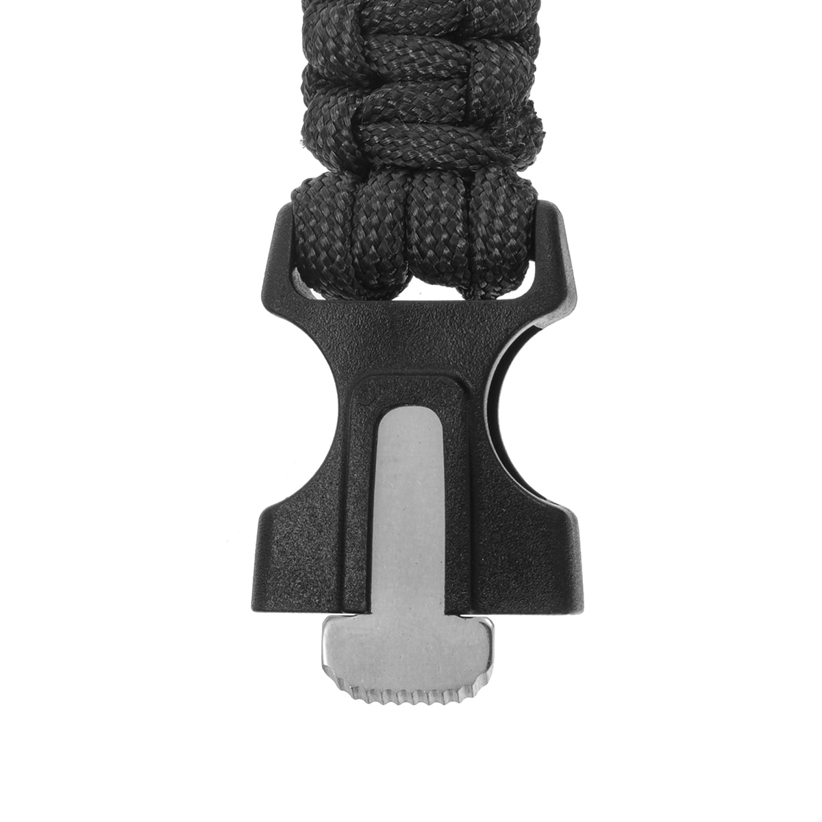 Badger Outdoor Paracord Bracelet with flint - Black