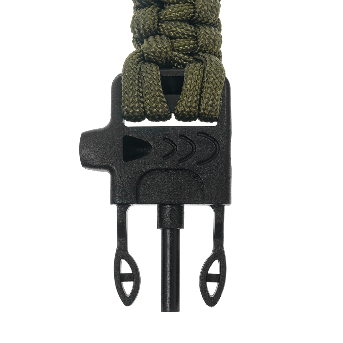 Badger Outdoor Paracord Bracelet with flint - Olive