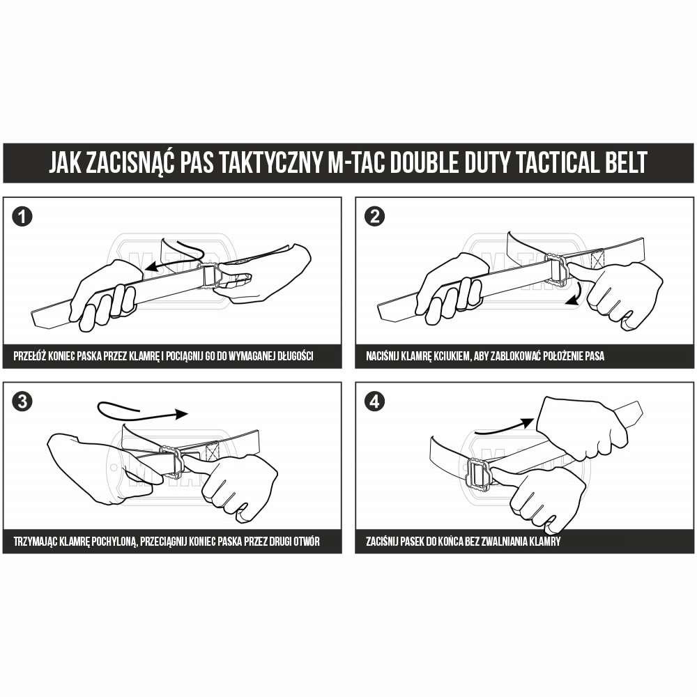 M-Tac Duble Duty Tactical Belt Hex - Coyote