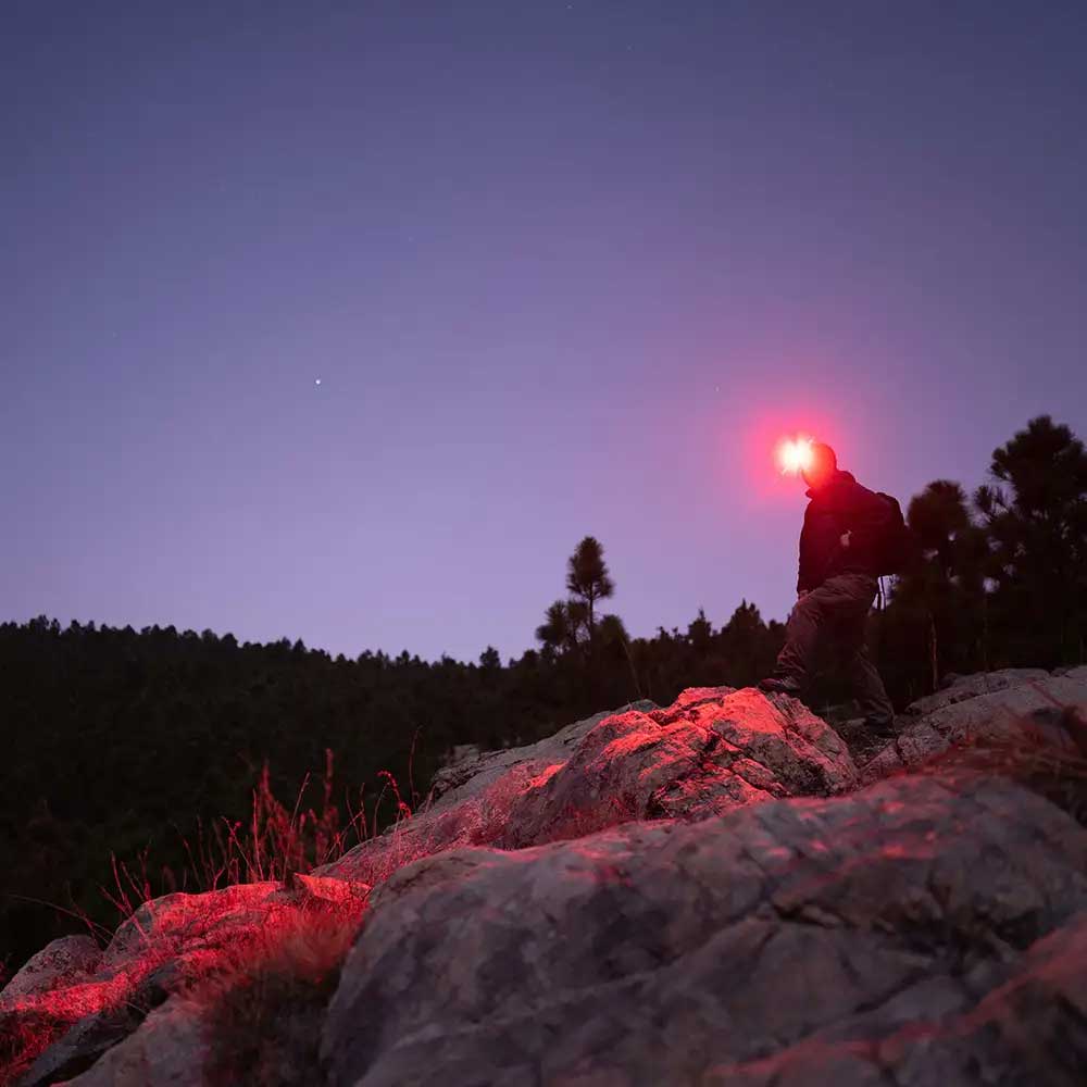 Olight Perun 2 Mini Neutral White OD Green Head and Angle Torch With Headband - 1100 lumens