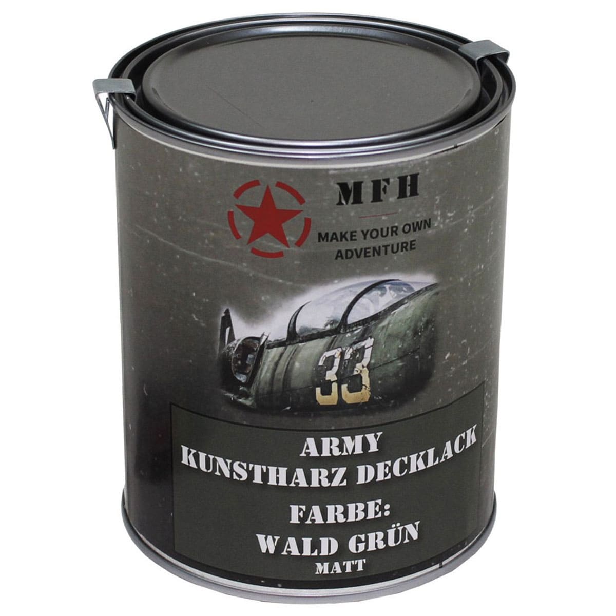 MFH Military paint in 1 l can - Forest Green