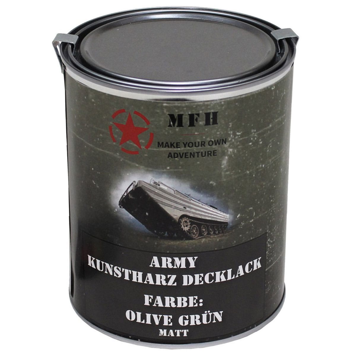 MFH Military paint in 1 l can - Olive Green