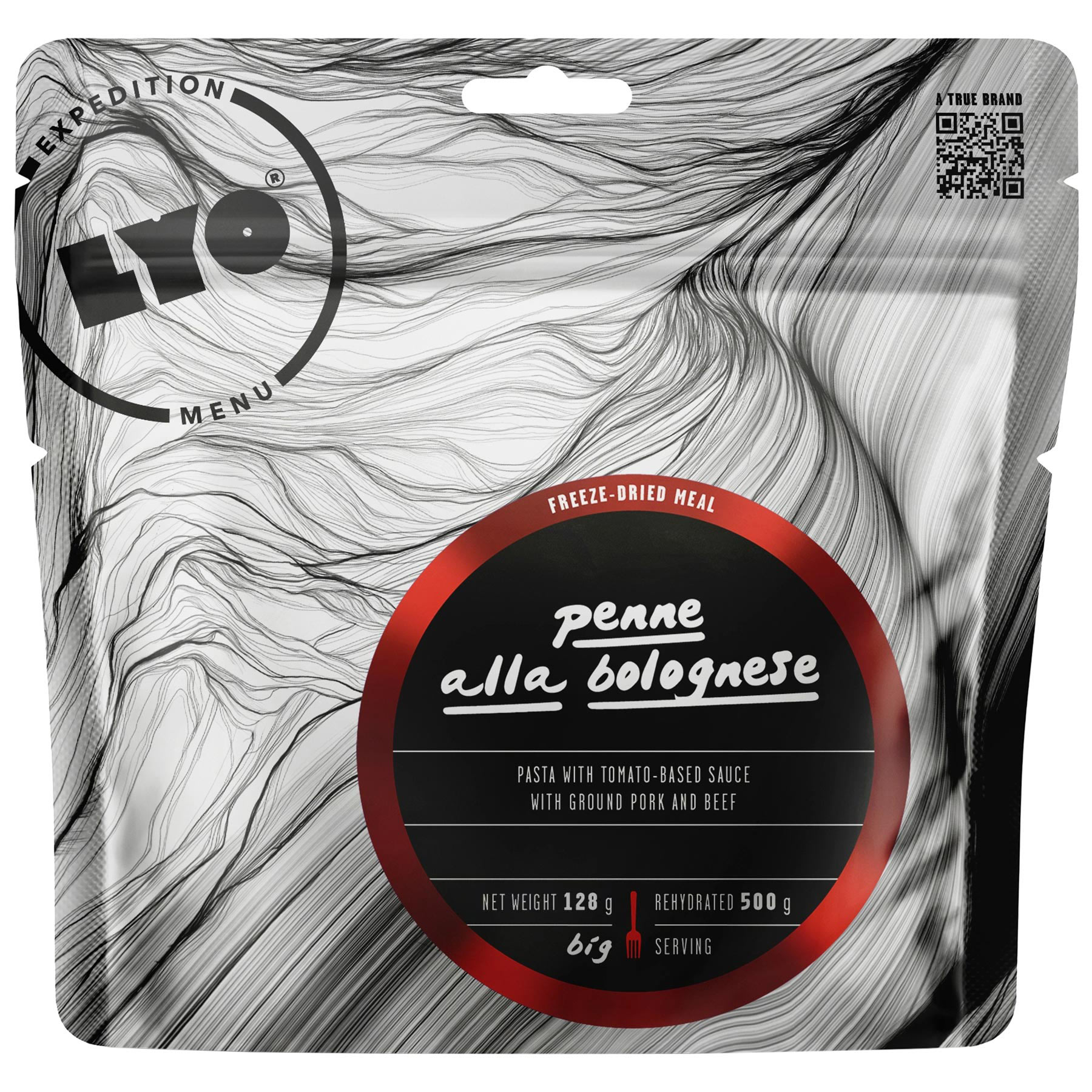 LYOFOOD Freeze-dried food Penne Bolognese 128 g/538 kcal