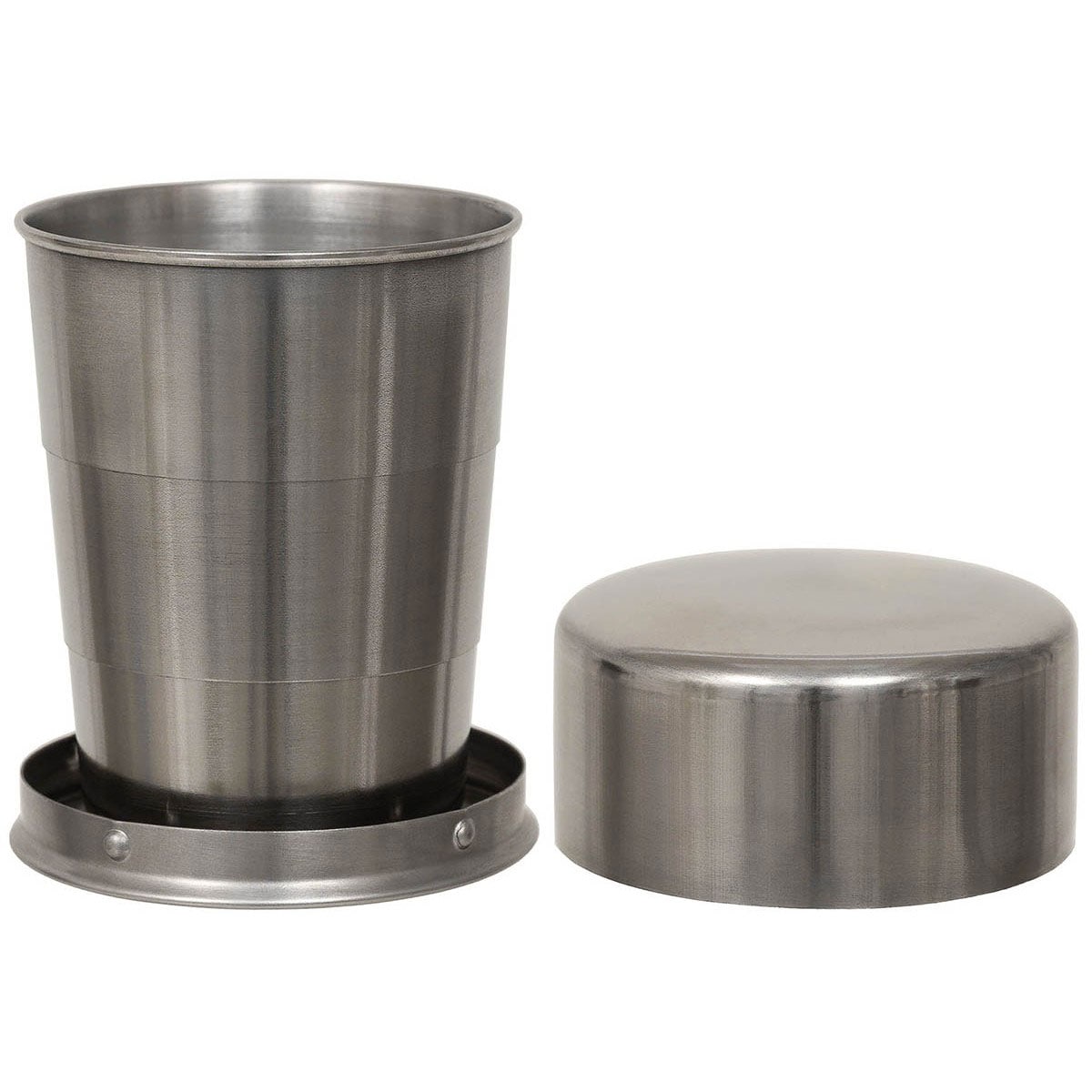 MFH Telescope folding steel cup - 150 ml