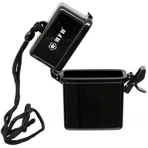 MFH Waterproof Transport Box with Lanyard - Black