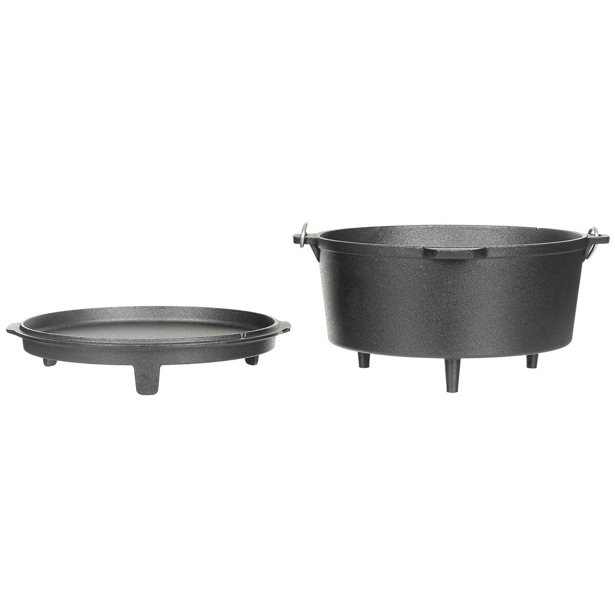 MFH Fox Outdoor Dutch Oven cast iron pot - 5,7 l