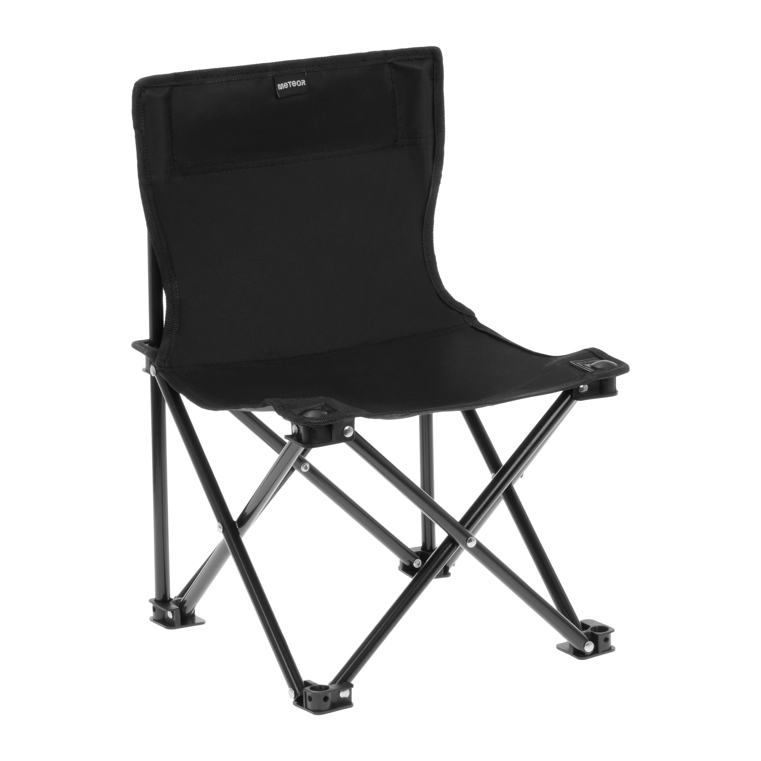 Meteor Scout Folding Tourist Chair - Black