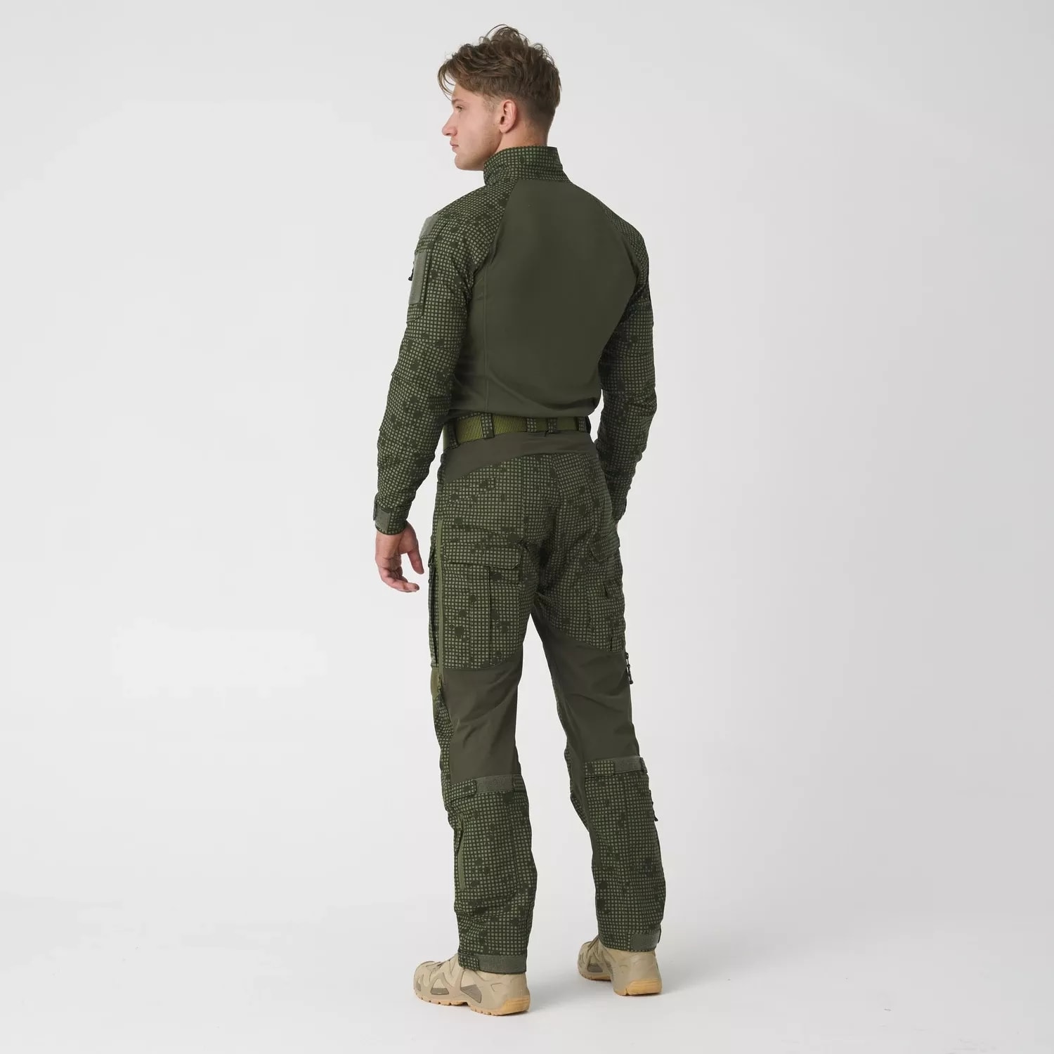 Helikon MCDU Polycotton Stretch Rip-Stop trousers - Desert Night Camo / Olive Green