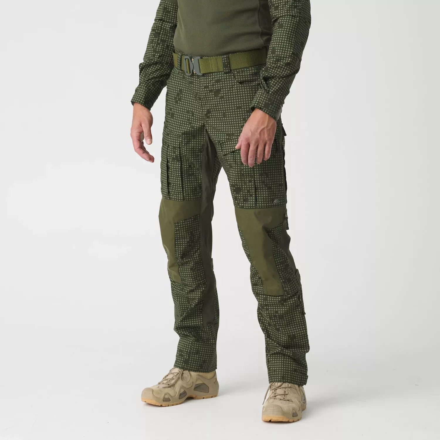 Helikon MCDU Polycotton Stretch Rip-Stop trousers - Desert Night Camo / Olive Green