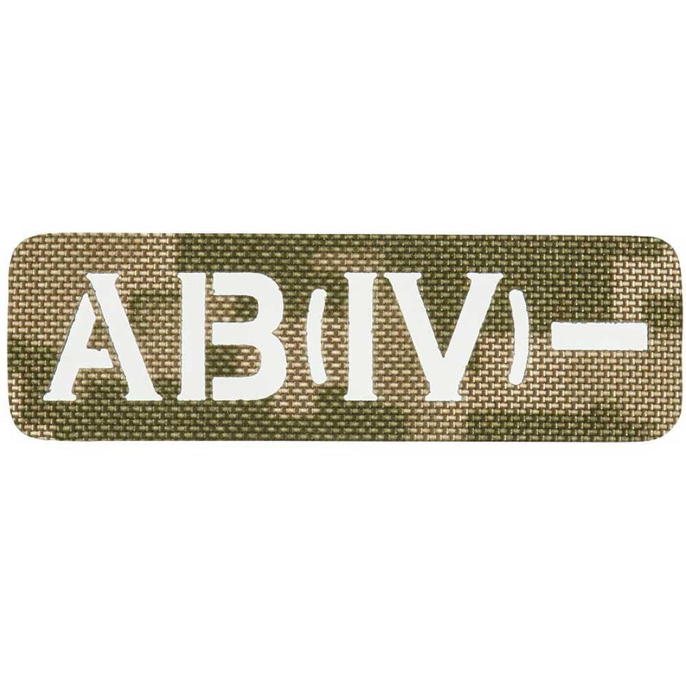 M-Tac Patch with blood type AB (IV) Rh- Laser Cut - MM14