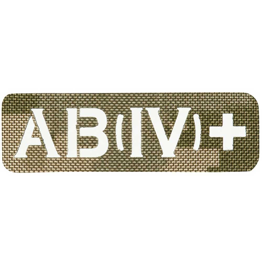 M-Tac Patch with blood type AB (IV) Rh+ Laser Cut - MM14