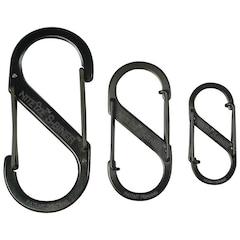 Nite Ize S-Biner Black Carabiner - 3 pcs.