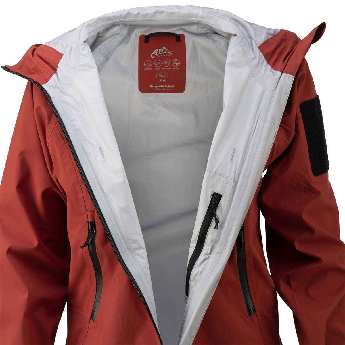 Helikon Squall Hardshell women's jacket - Crimson Sky