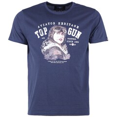 Mil-Tec "Aviator" T-Shirt - Dark Blue