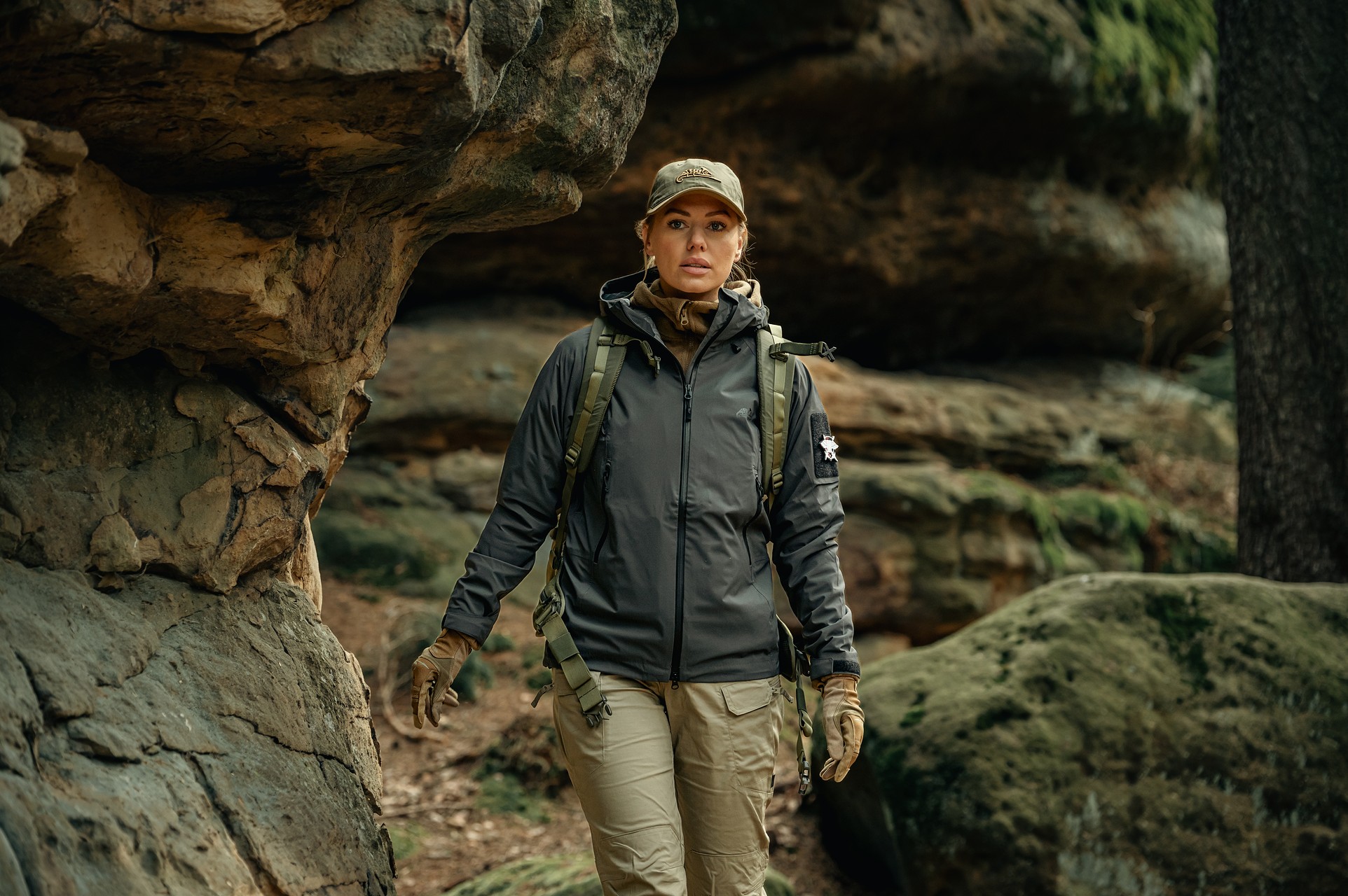 Helikon-Tex Squall Hardshell women's jacket - Shadow Grey