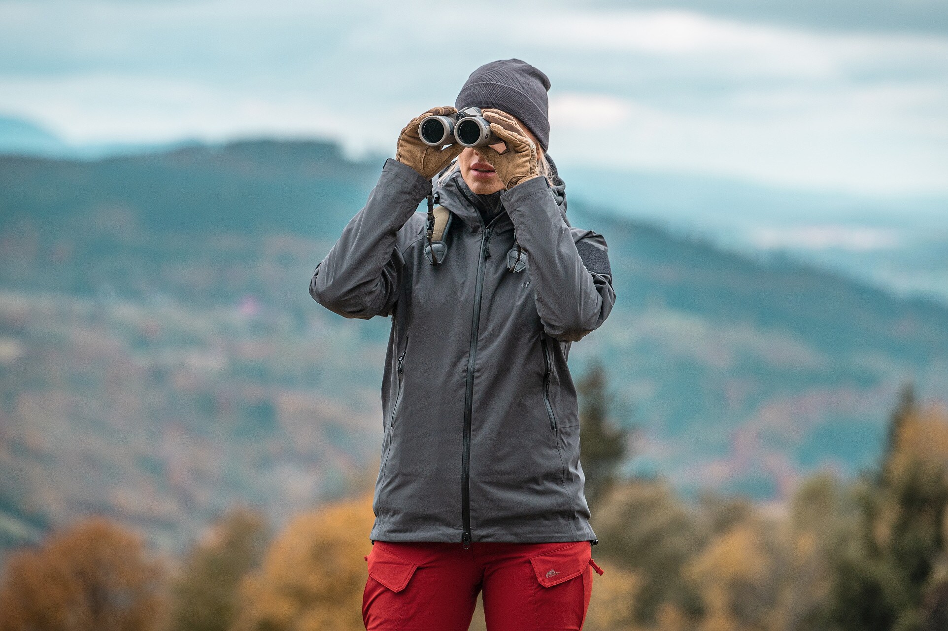 Helikon Squall Hardshell women's jacket - Shadow Grey