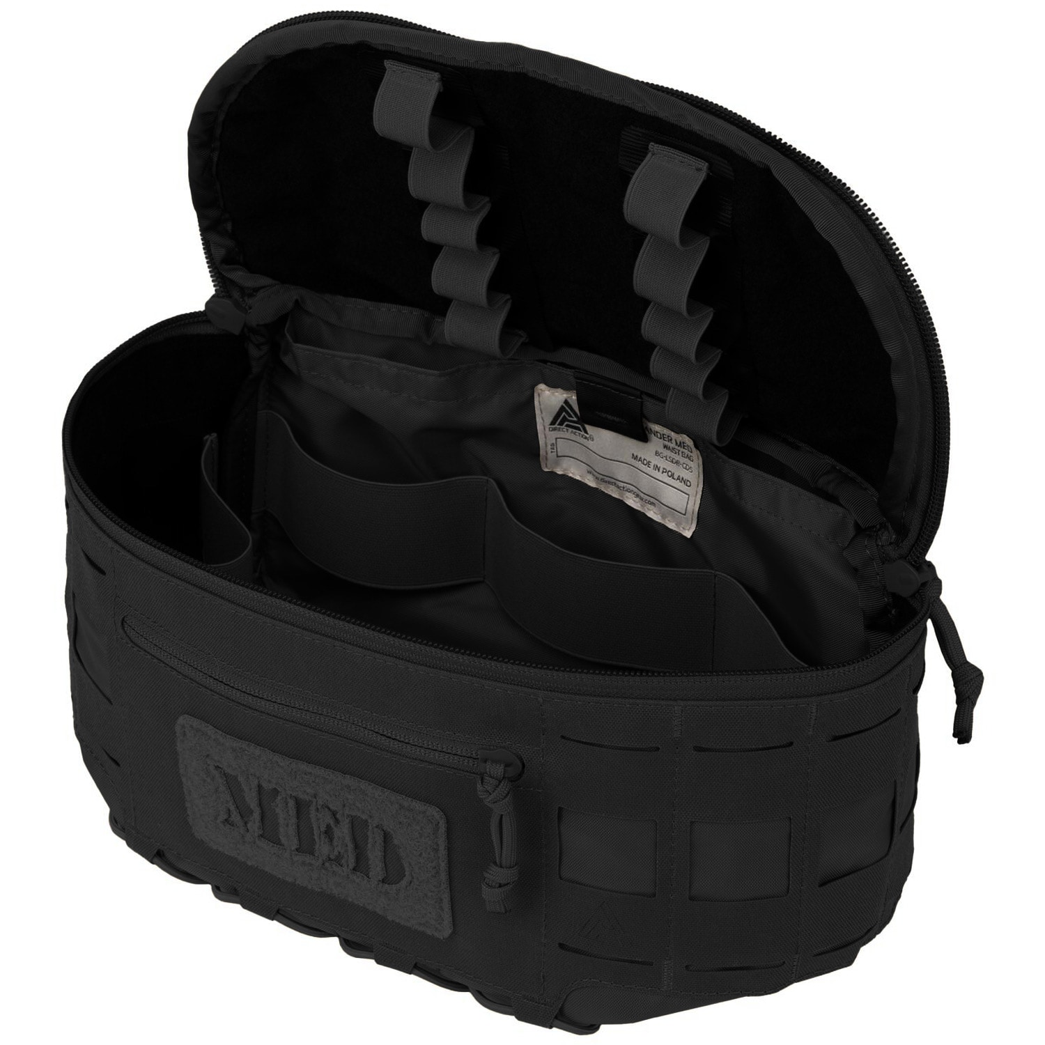 Direct Action Lysander Med Waist Bag - Black