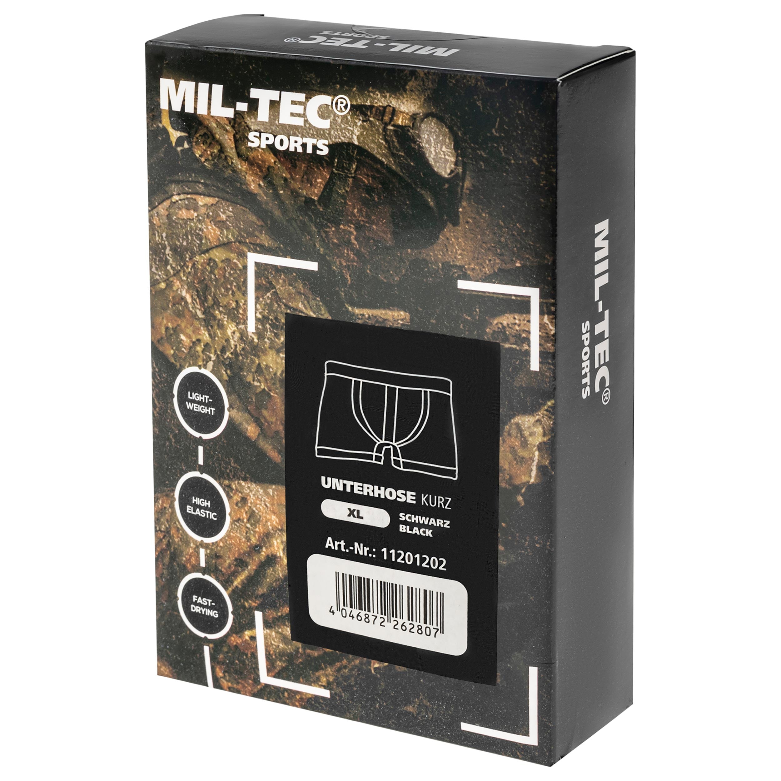 Mil-Tec Thermoactive Boxer Shorts - Black