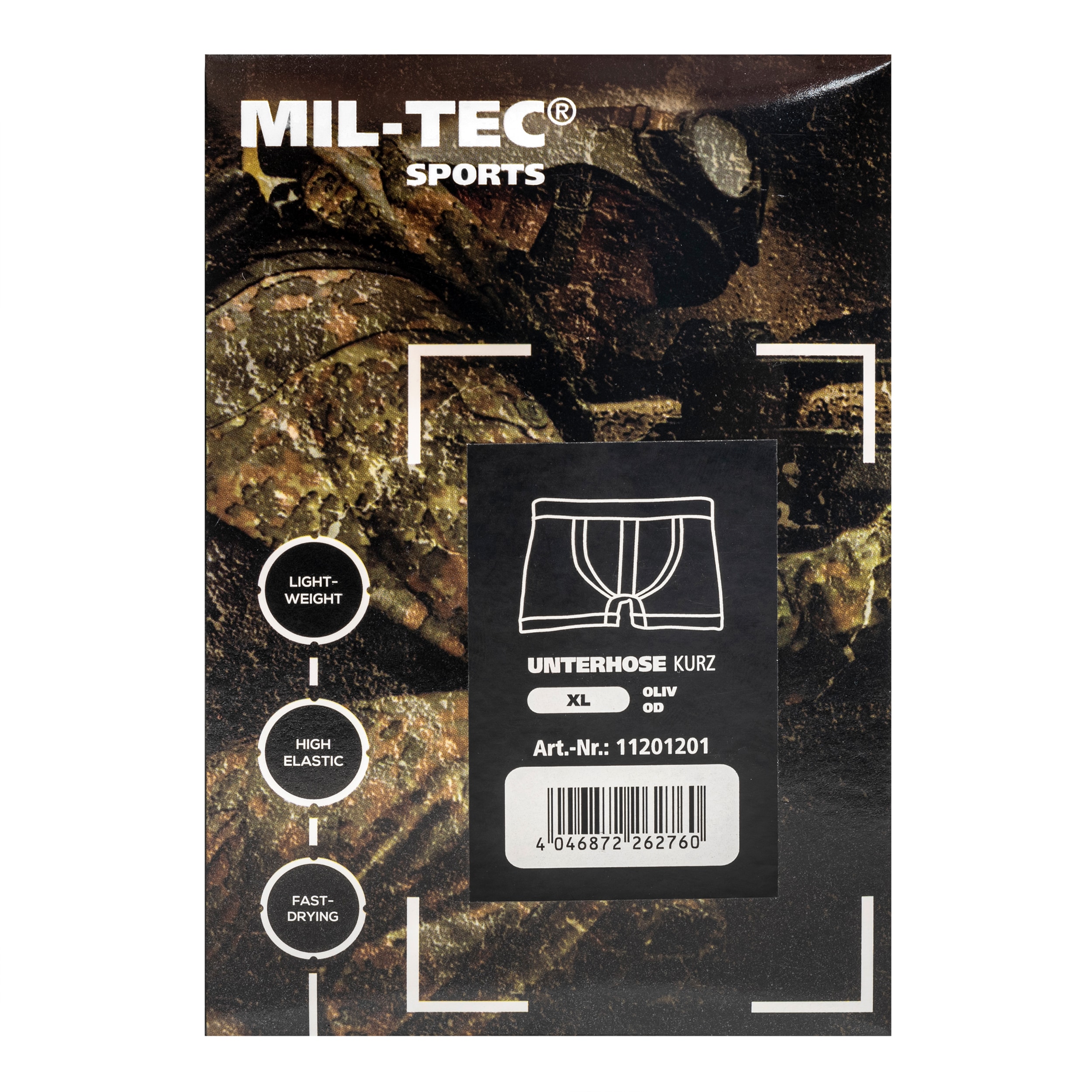 Mil-Tec Thermoactive Boxer Shorts - Olive