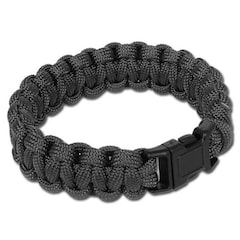 Mil-Tec Buckle Paracord Bracelet - Black