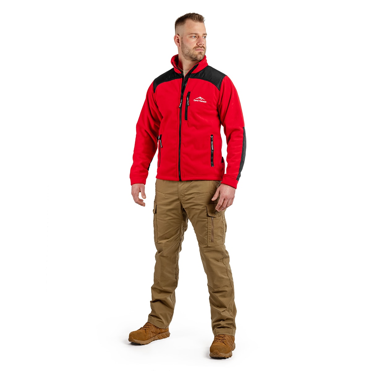 Fjord Nansen Storm X-Block Fleece Jacket - Red