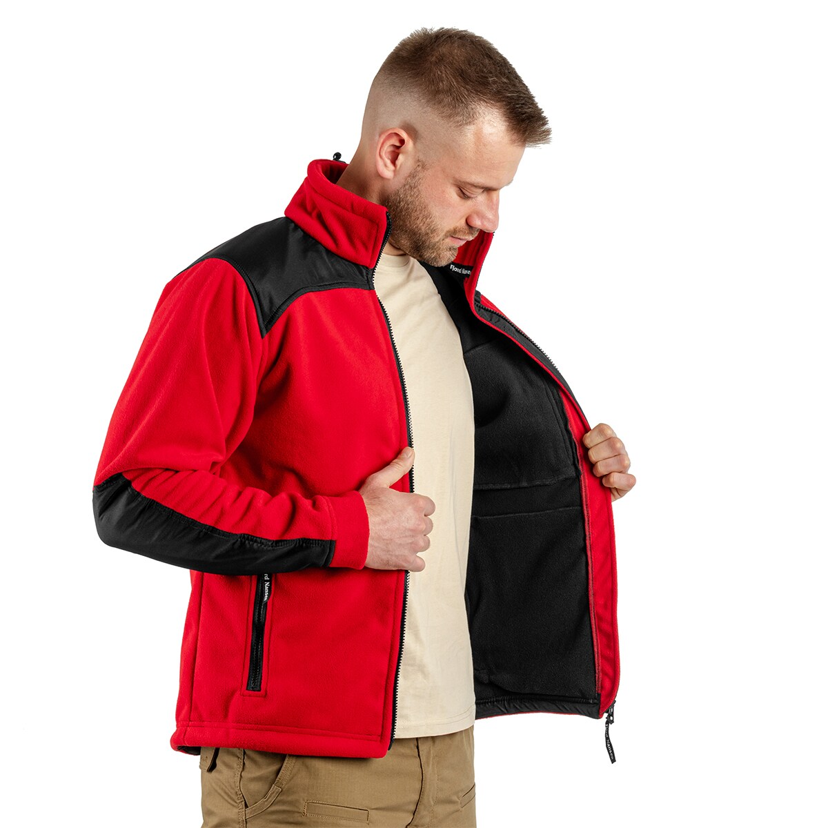 Fjord Nansen Storm X-Block Fleece Jacket - Red