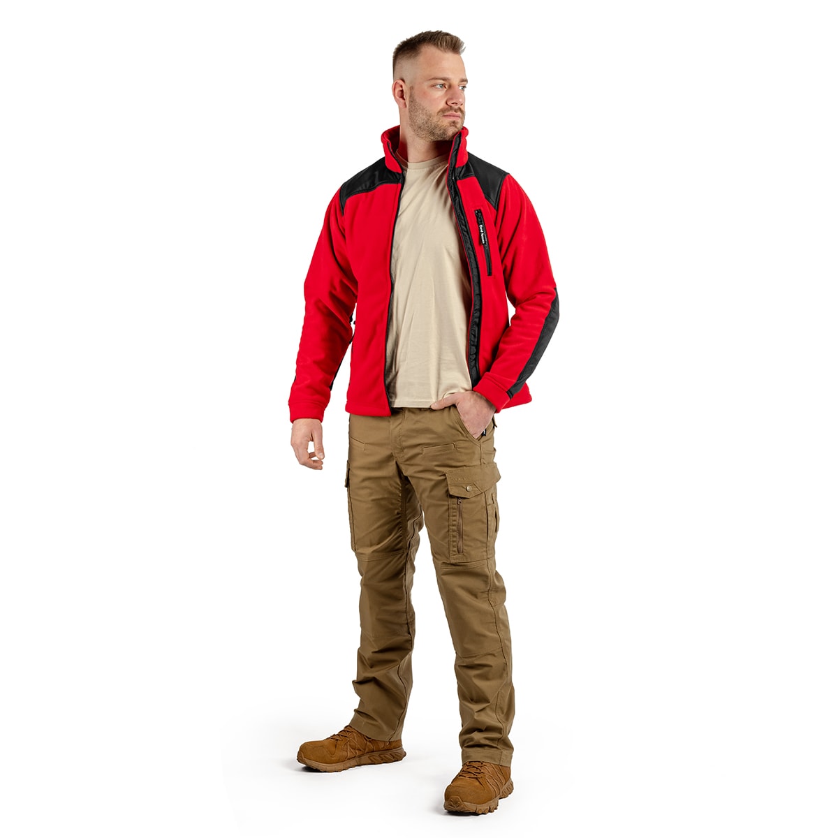 Fjord Nansen Storm X-Block Fleece Jacket - Red