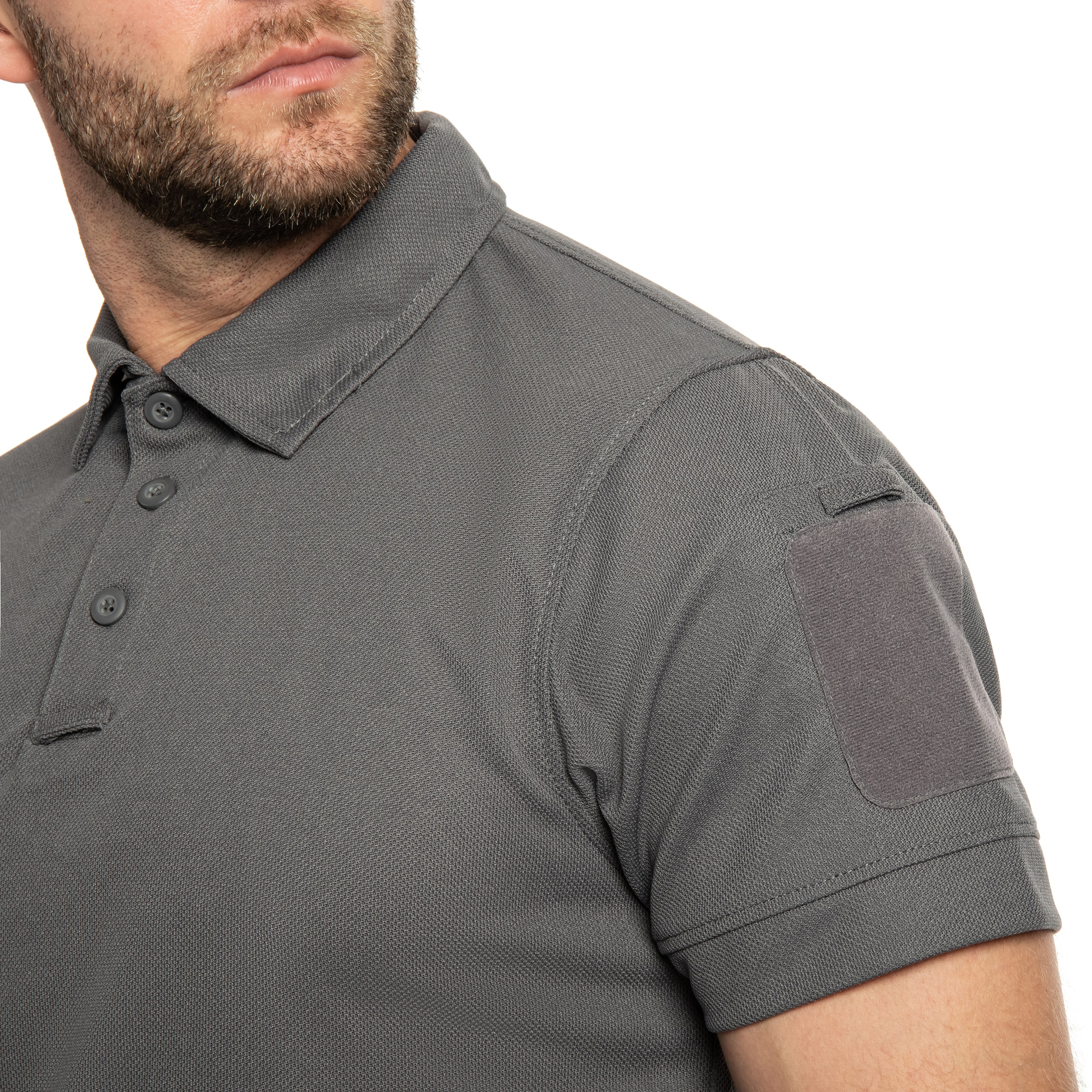 Mil-Tec Tactical Quickdry Polo Shirt - Urban Grey