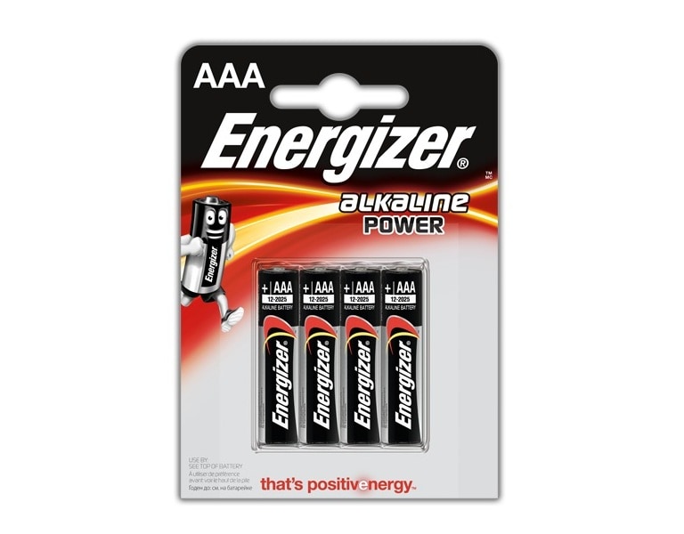 Energizer AAA Batteries - 4 pcs.