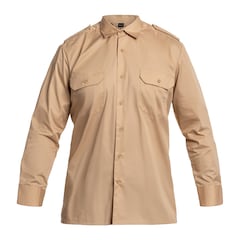 Mil-Tec Service Long Sleeve Shirt - Khaki